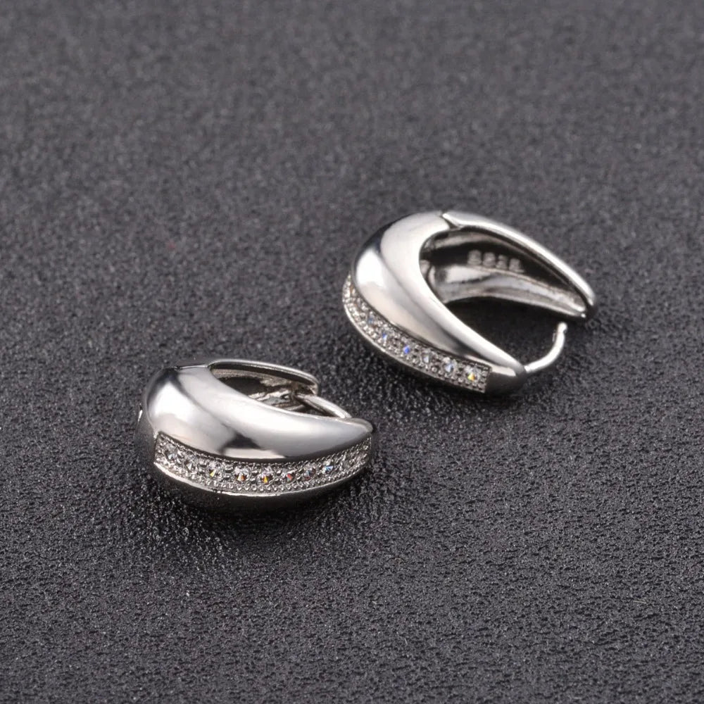 pendientes mujer moda 925 Sterling Silver