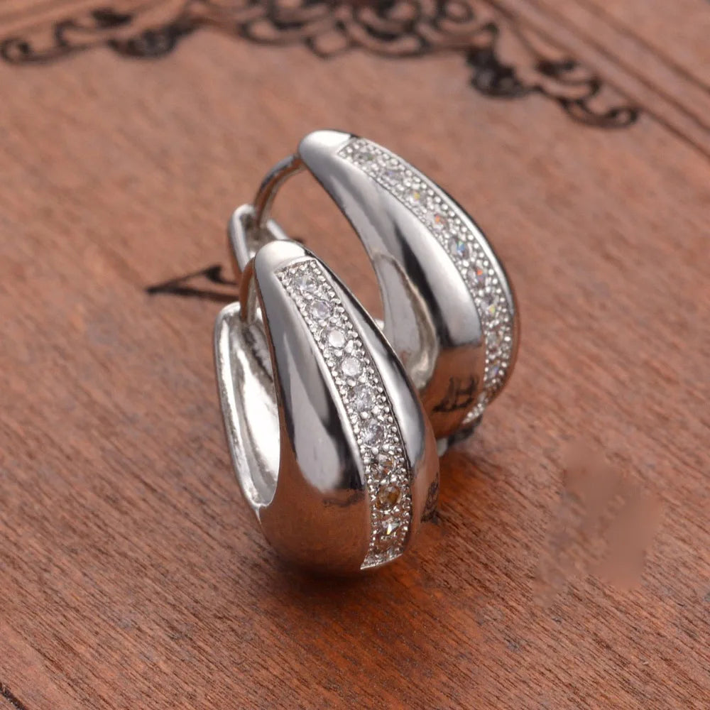 pendientes mujer moda 925 Sterling Silver