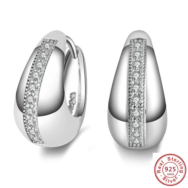 pendientes mujer moda 925 Sterling Silver