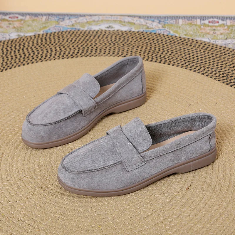 Zapatillas para mujer cómodas y elegantes  comfortable and versatile flat loafers Woman Casual Lightweight