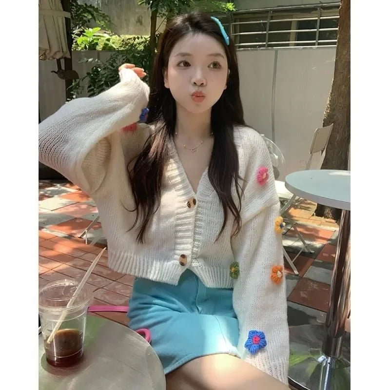 Flower Cardigan for Women