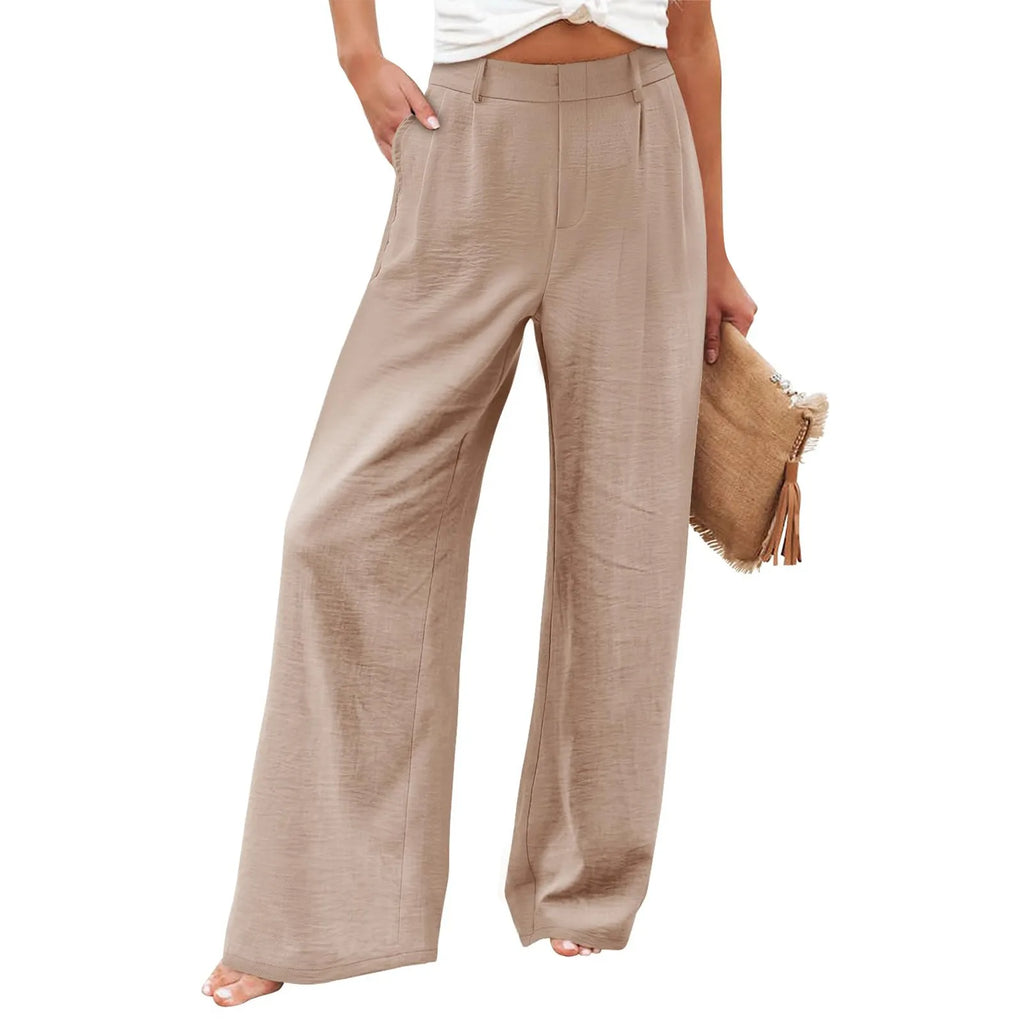 Women's Wide Leg Pants High Elastic