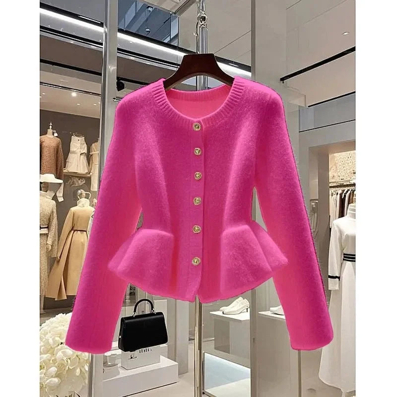 Women's Cardigan Jacket New.Cardigan elegante con botones