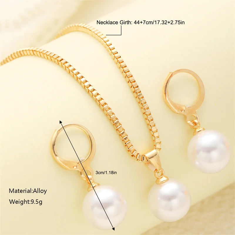 3 Pcs Set hermosos de joyería para dama
