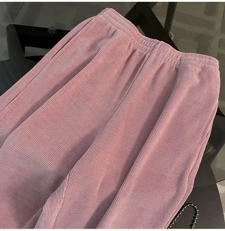 Women Two Piece Set Tracksuit Pant .Juego de patalon y blusa color rosa ideal para otoño invierno