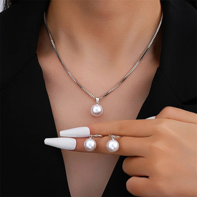 3 Pcs Set hermosos de joyería para dama