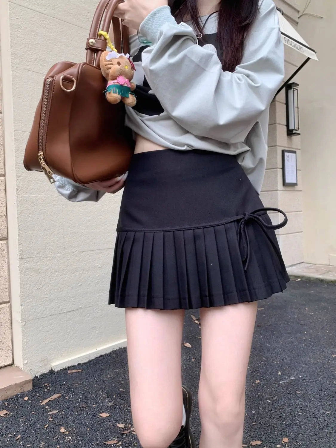 Women Summer Anti-Light Polyester Pleated Skirts