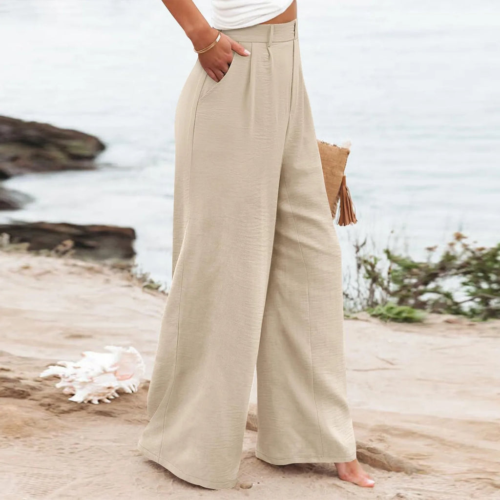Women's Wide Leg Pants High Elastic