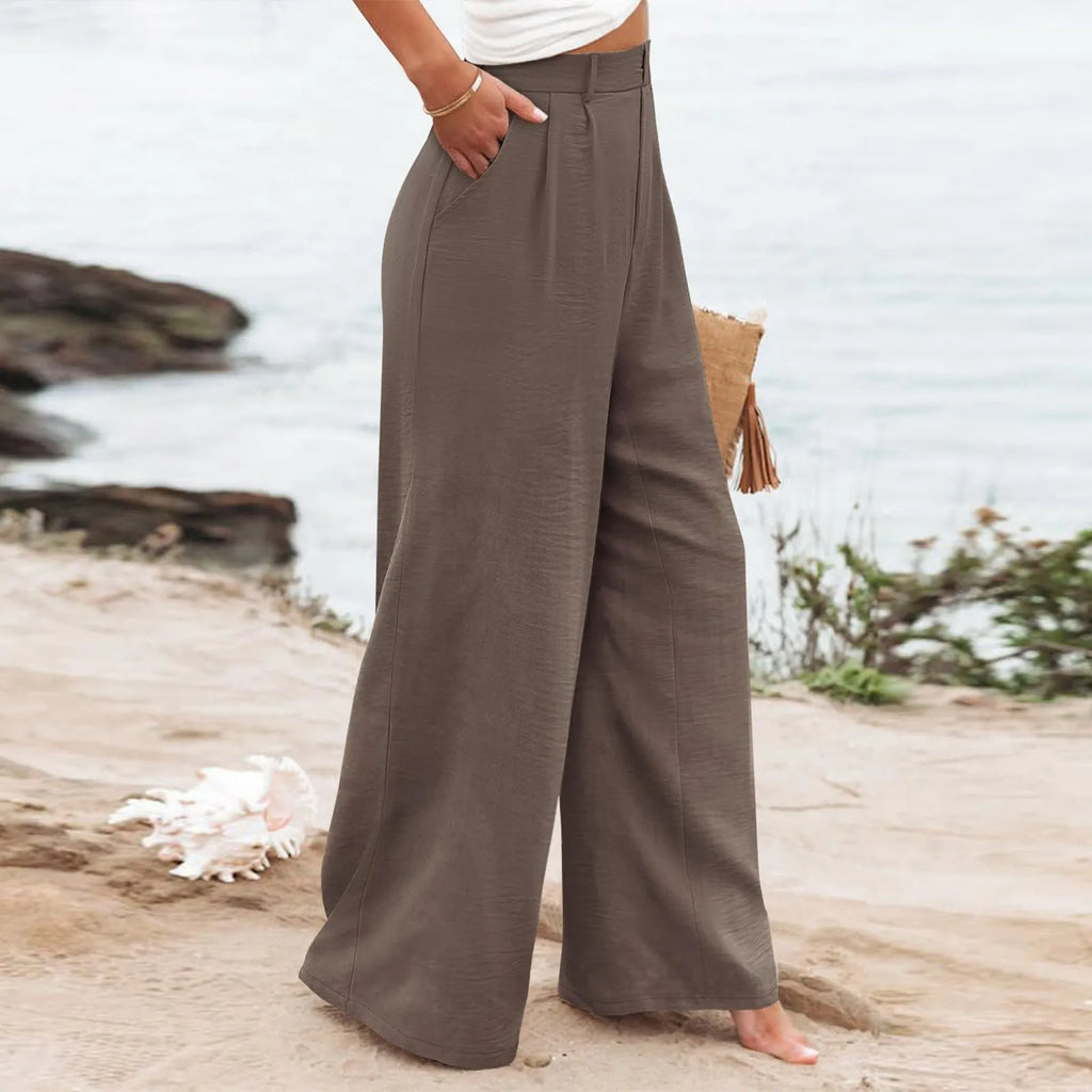 Women's Wide Leg Pants High Elastic