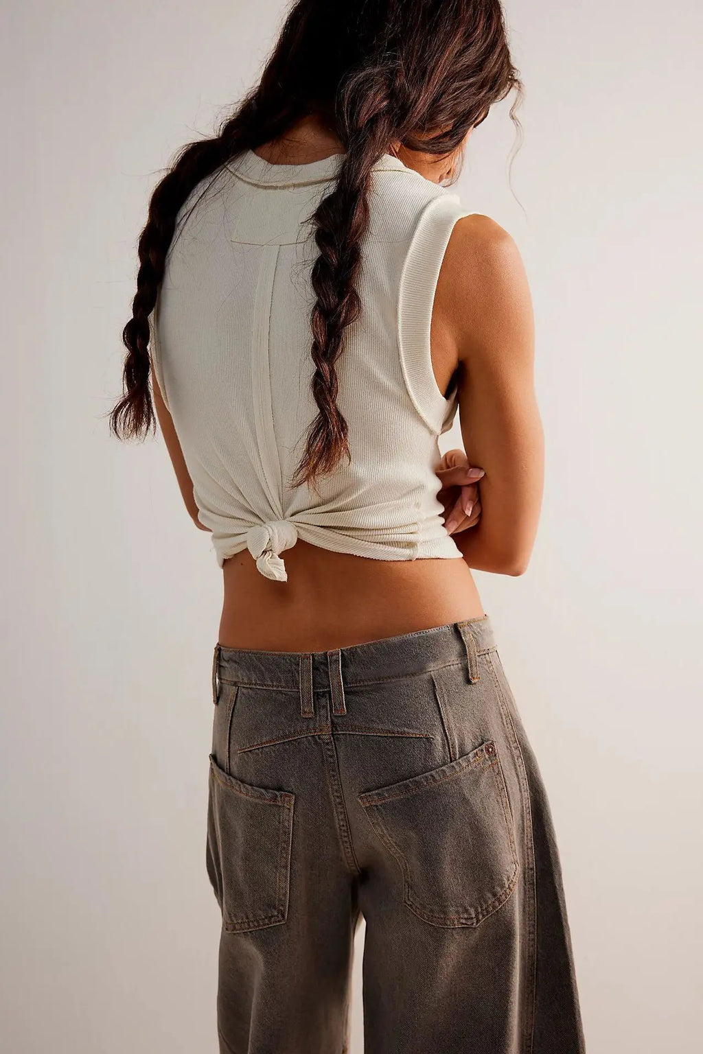 Cotton Denim Long Jeans For Women