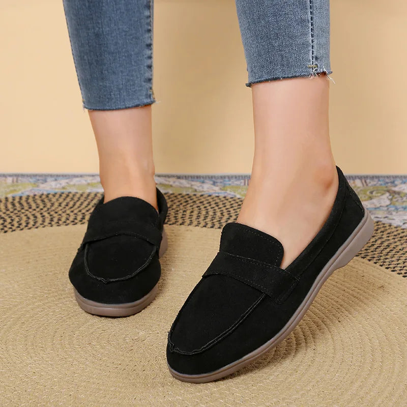 Zapatillas para mujer cómodas y elegantes  comfortable and versatile flat loafers Woman Casual Lightweight
