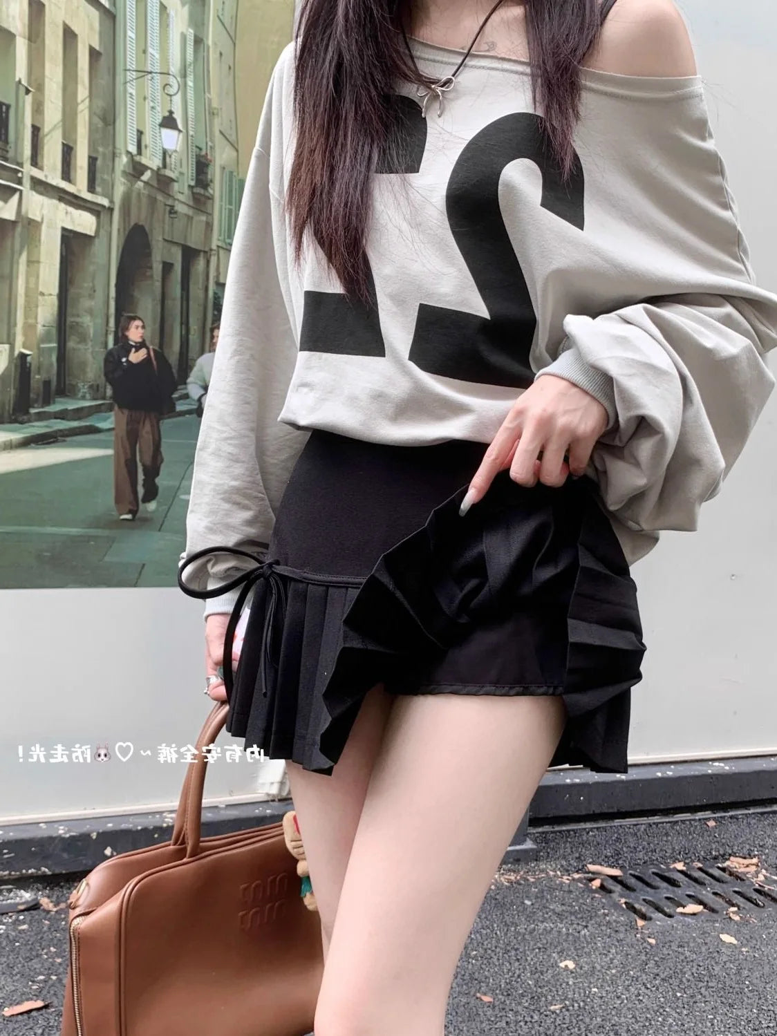 Women Summer Anti-Light Polyester Pleated Skirts