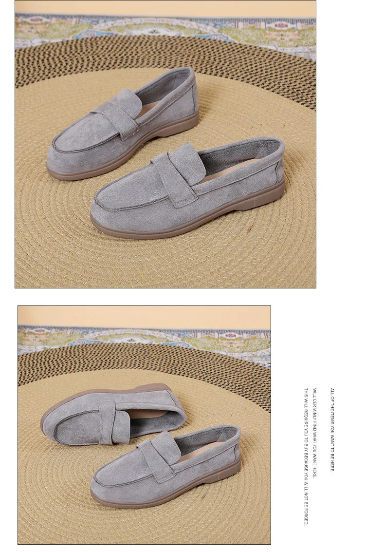 Zapatillas para mujer cómodas y elegantes  comfortable and versatile flat loafers Woman Casual Lightweight