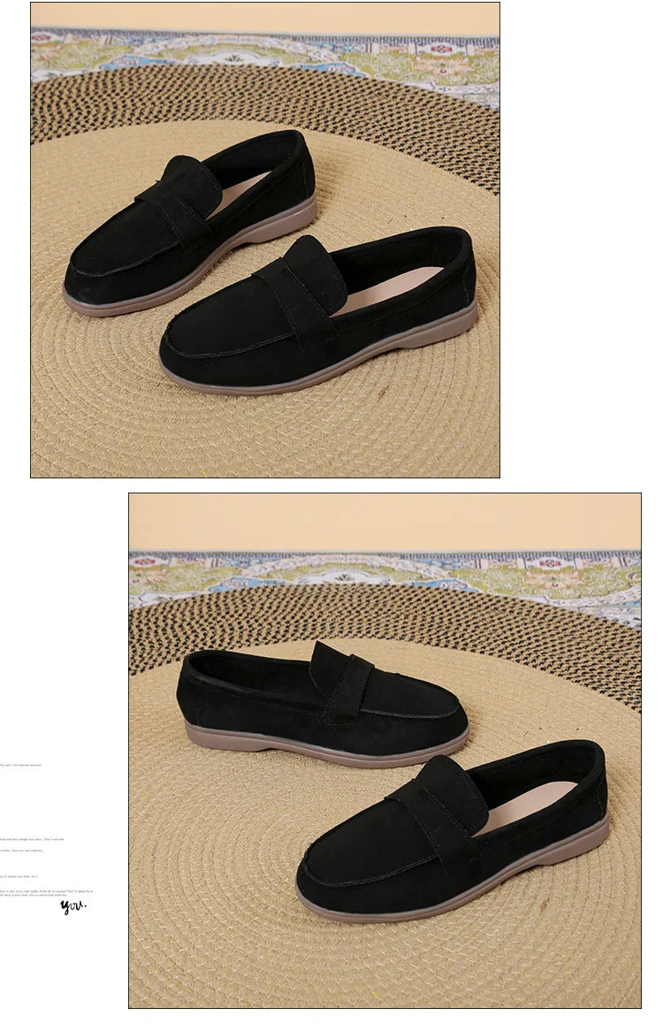 Zapatillas para mujer cómodas y elegantes  comfortable and versatile flat loafers Woman Casual Lightweight