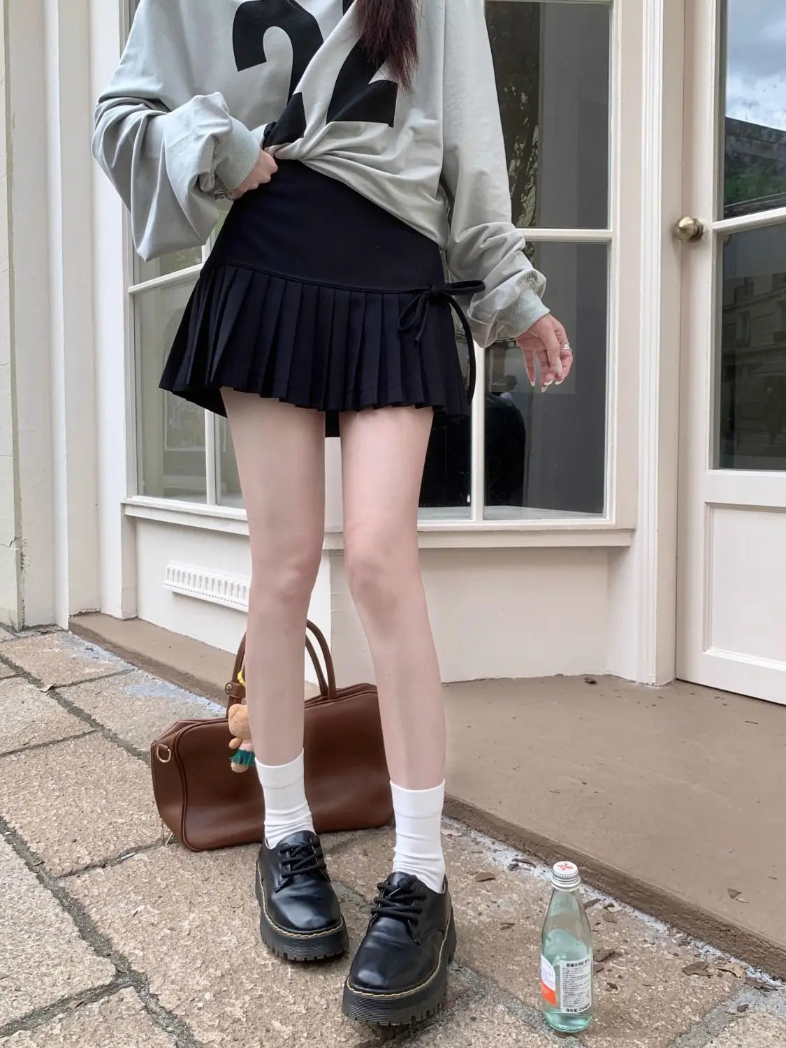 Women Summer Anti-Light Polyester Pleated Skirts