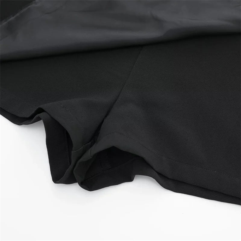 Women Casual Bermuda Shorts Woman Skirt Shorts,pantalones con faldas y corte asimétrico