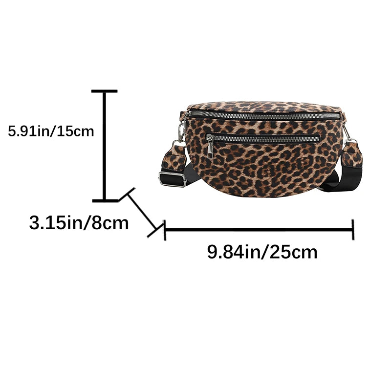 Woman Chest Pack Fashion Leopard Print