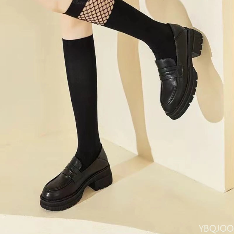 Shoes Fashion Thick soled Pumps Solid