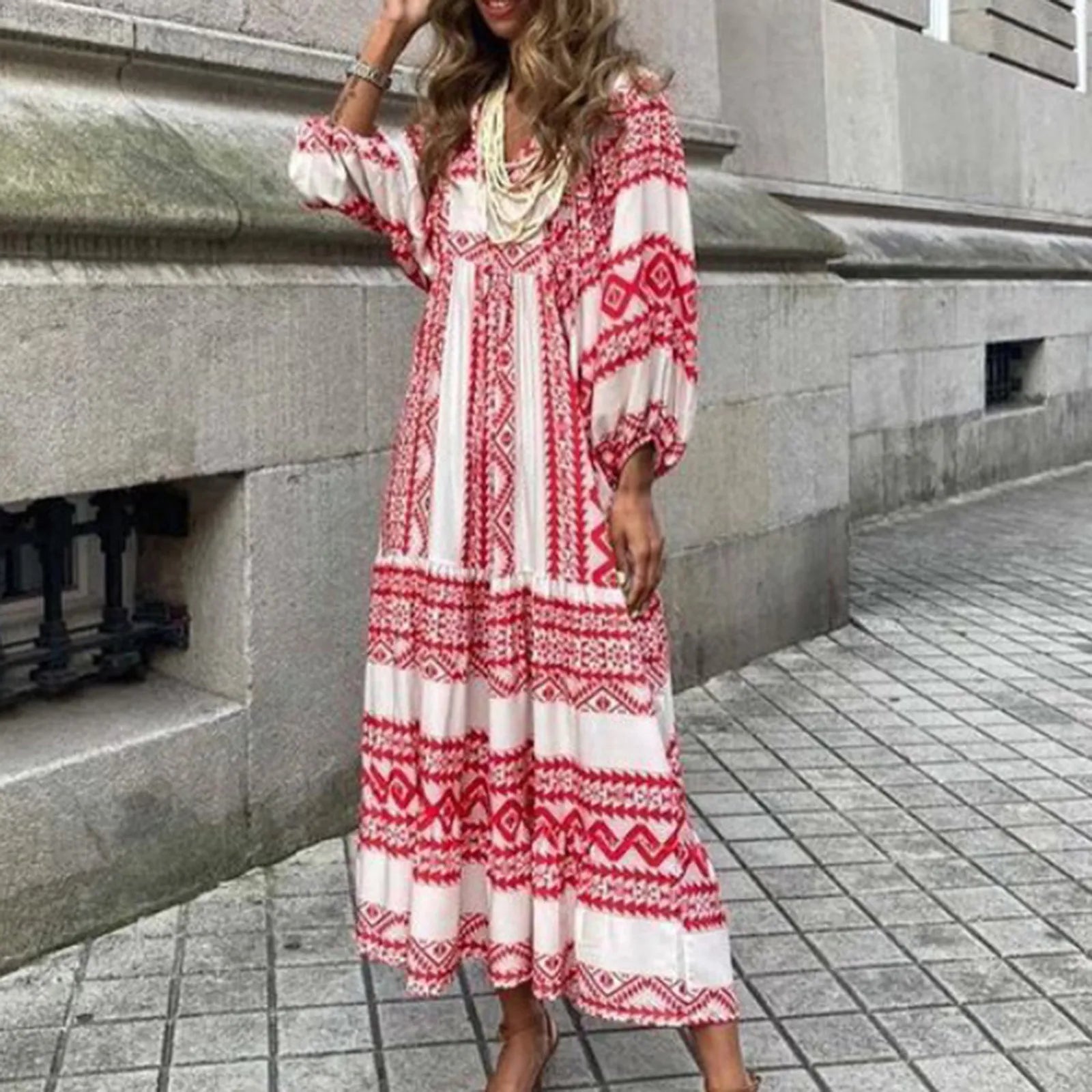 Vestido boemio y casual