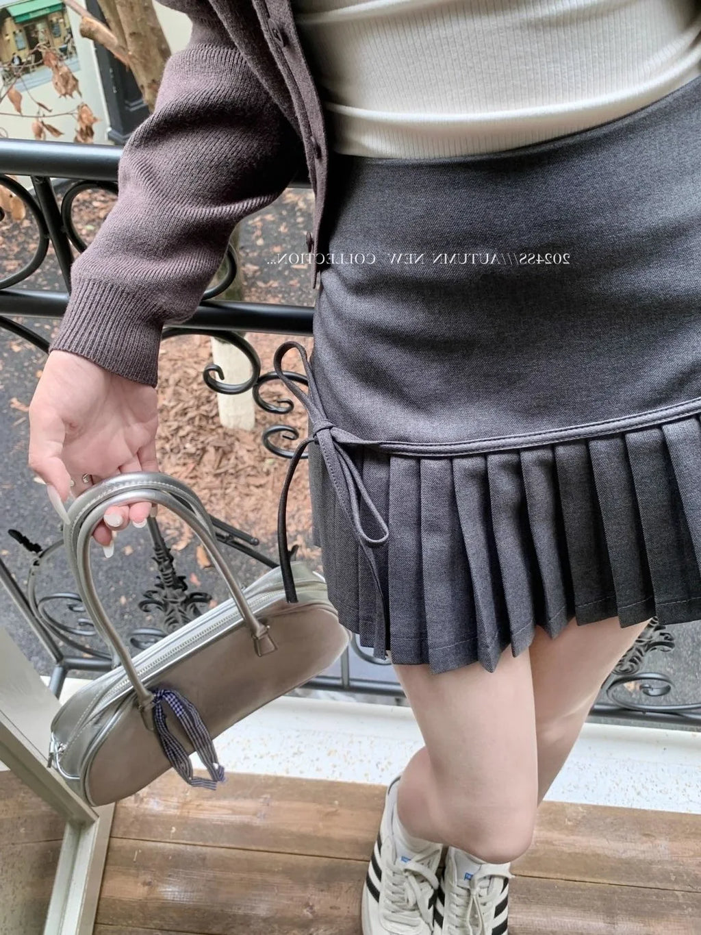 Women Summer Anti-Light Polyester Pleated Skirts