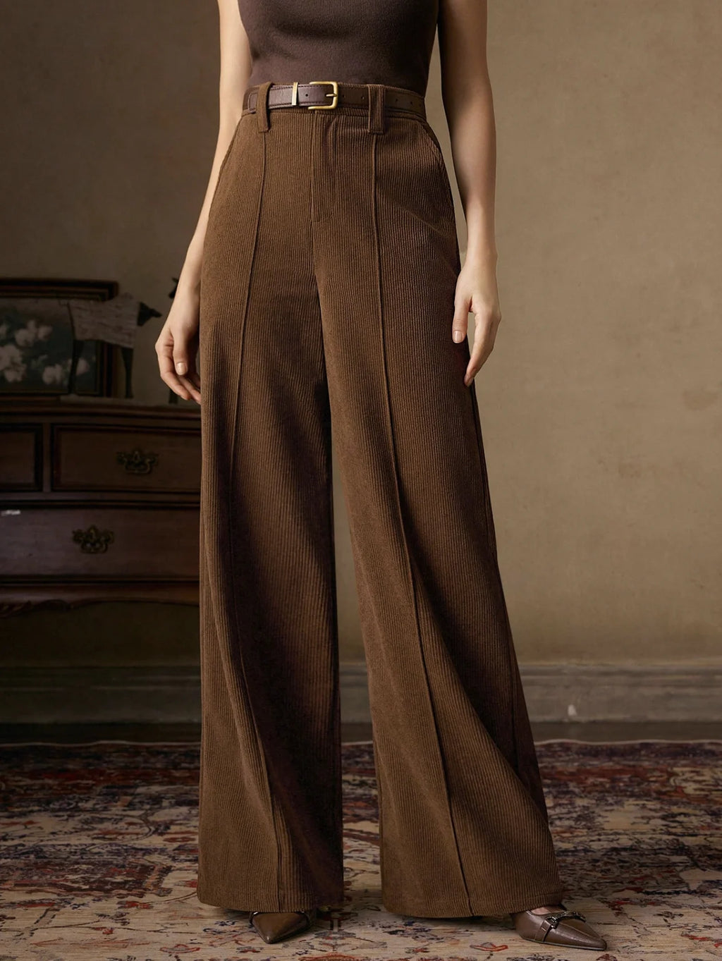 Women's Pants (No Belt).Pantalones elegantes para mujer