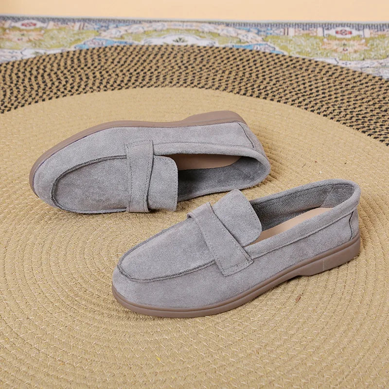 Zapatillas para mujer cómodas y elegantes  comfortable and versatile flat loafers Woman Casual Lightweight