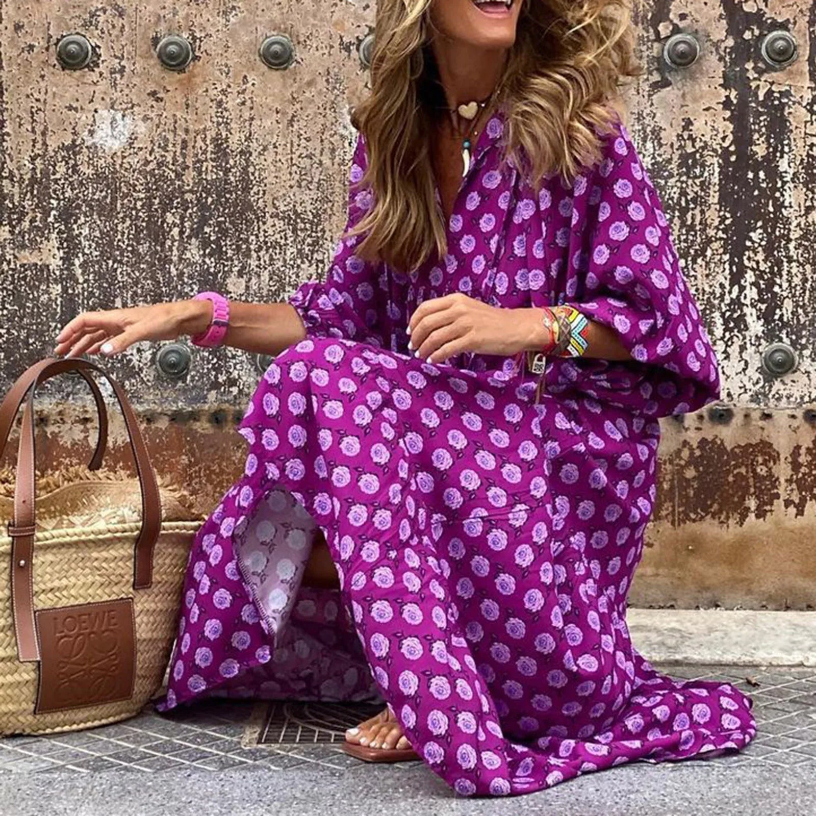 Vestido boemio y casual