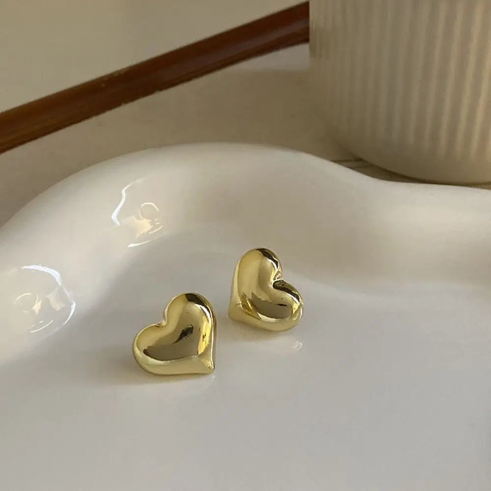 Pendientes en forma de corazón