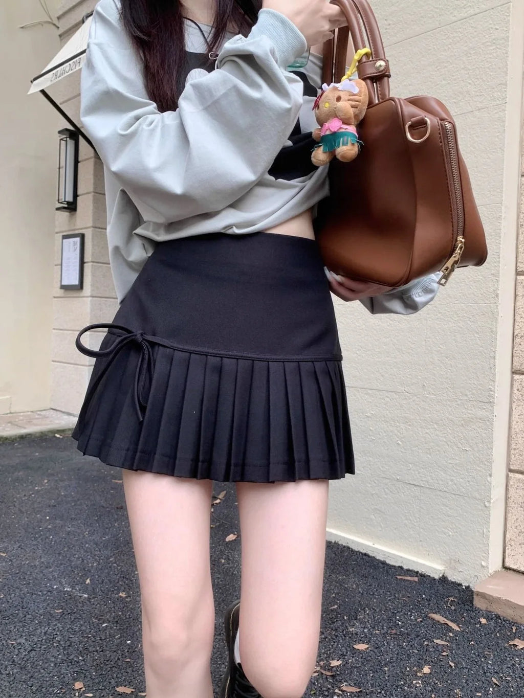 Women Summer Anti-Light Polyester Pleated Skirts