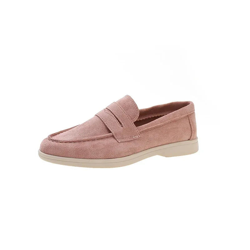 Zapatillas para mujer elegantes y cómodas Comfortable Low Top Shoes Solid Color High Quality Simple Flat Women's Shoes