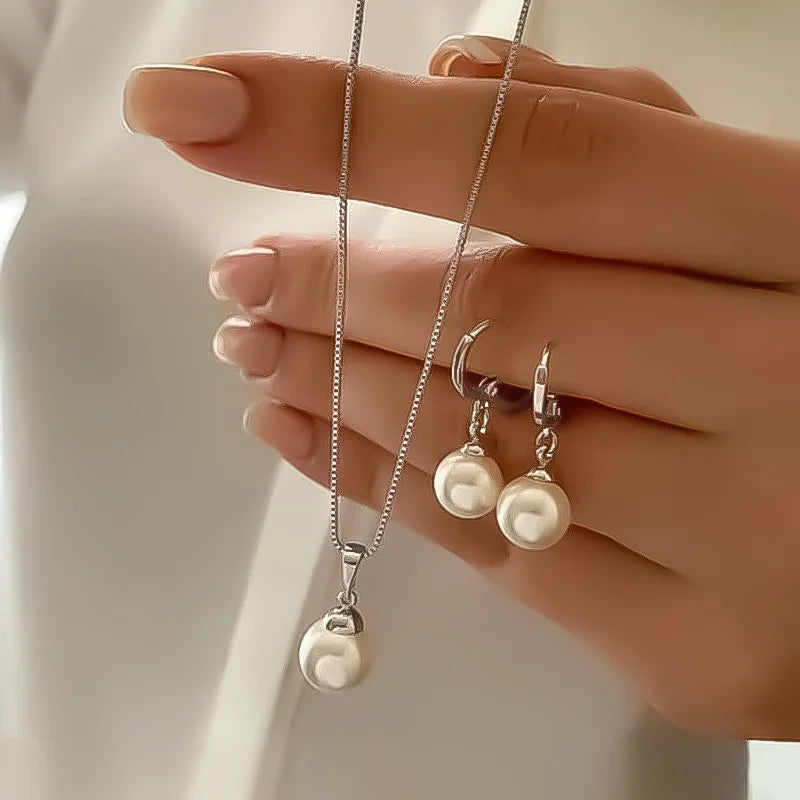 3 Pcs Set hermosos de joyería para dama
