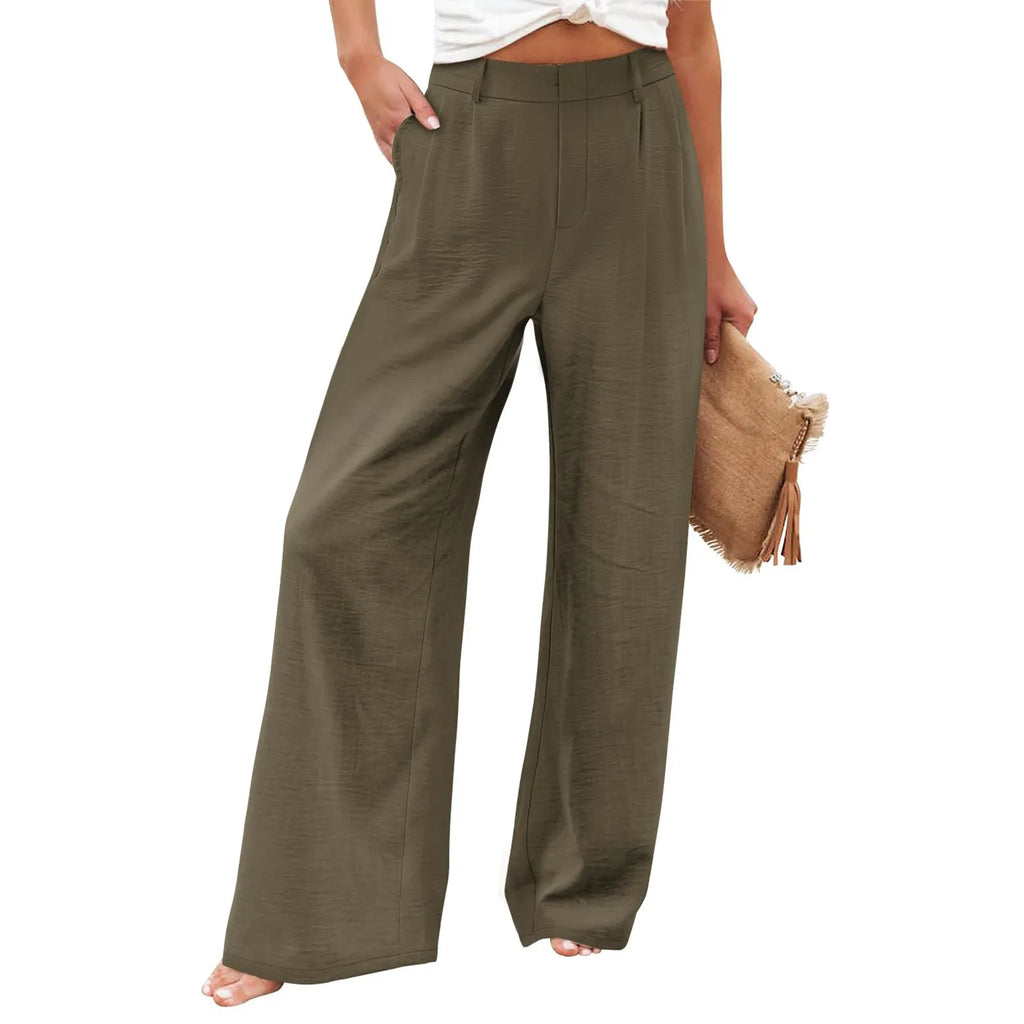 Women's Wide Leg Pants High Elastic