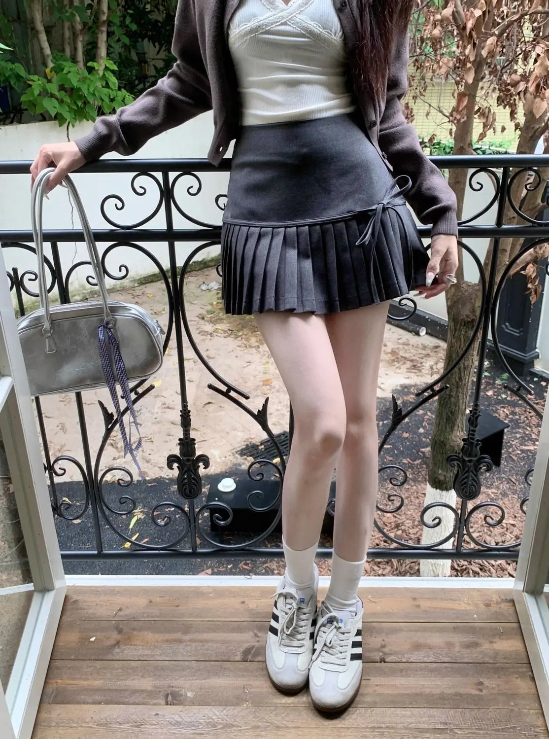 Women Summer Anti-Light Polyester Pleated Skirts