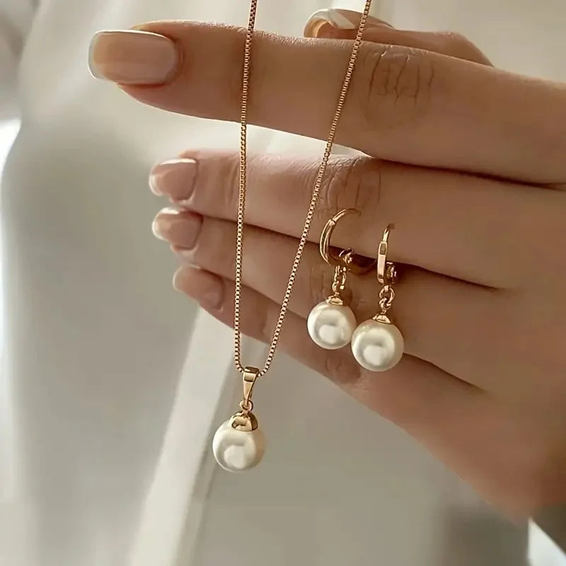 3 Pcs Set hermosos de joyería para dama