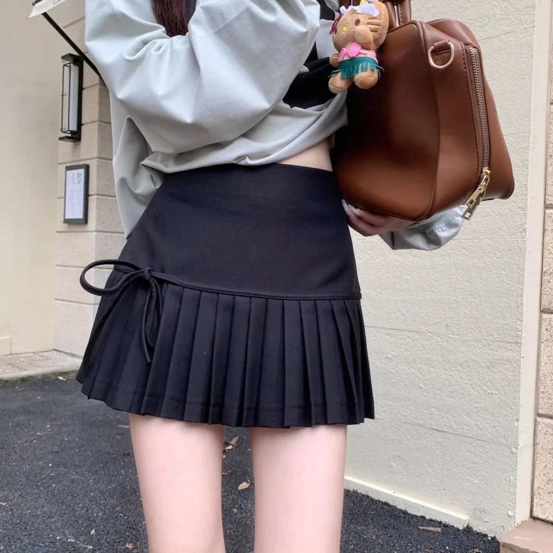 Women Summer Anti-Light Polyester Pleated Skirts