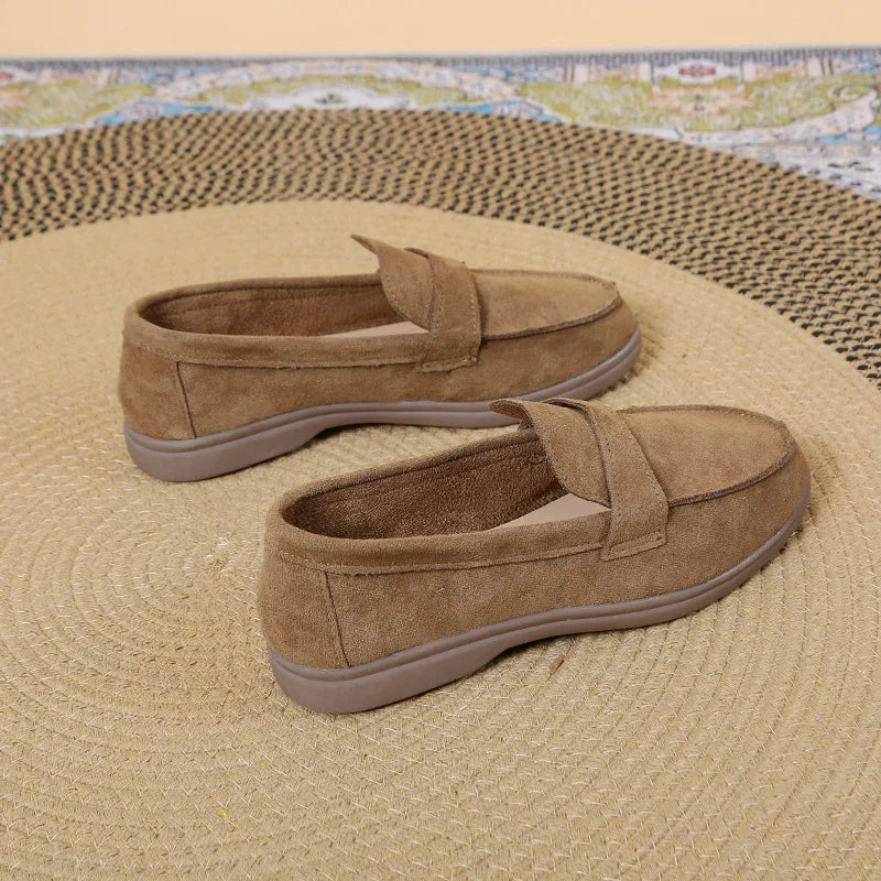 Zapatillas para mujer cómodas y elegantes  comfortable and versatile flat loafers Woman Casual Lightweight
