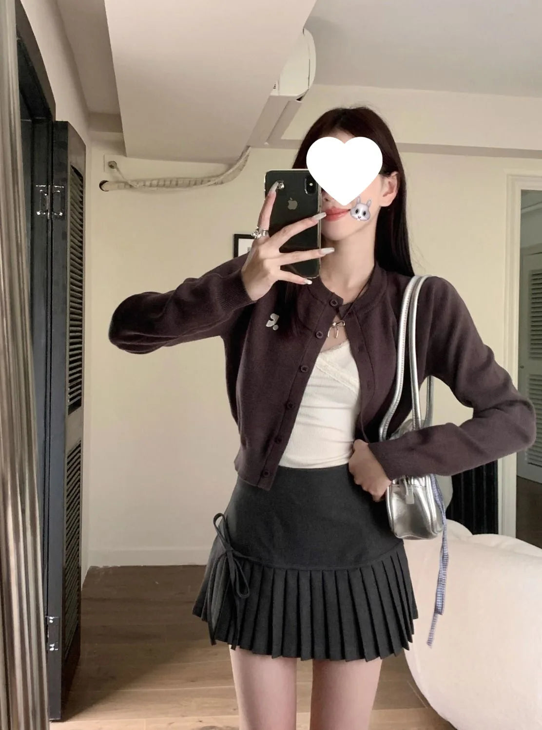 Women Summer Anti-Light Polyester Pleated Skirts