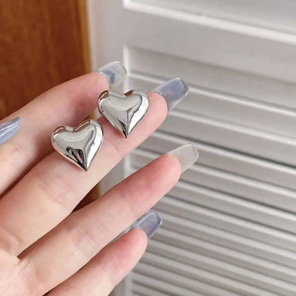 Pendientes en forma de corazón
