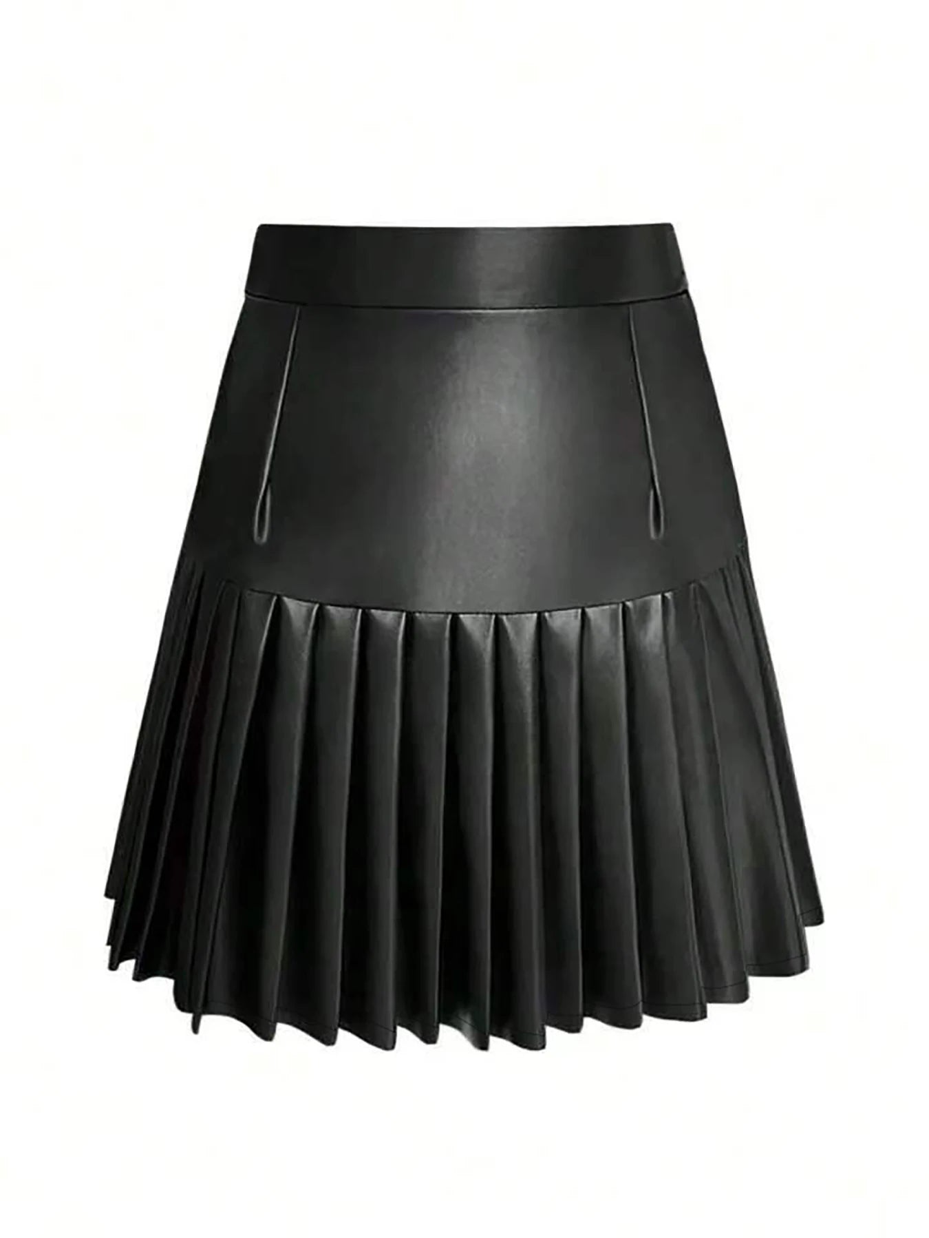 Elegant Autumn Midi Skirt, Pleated Midi Skirt 685