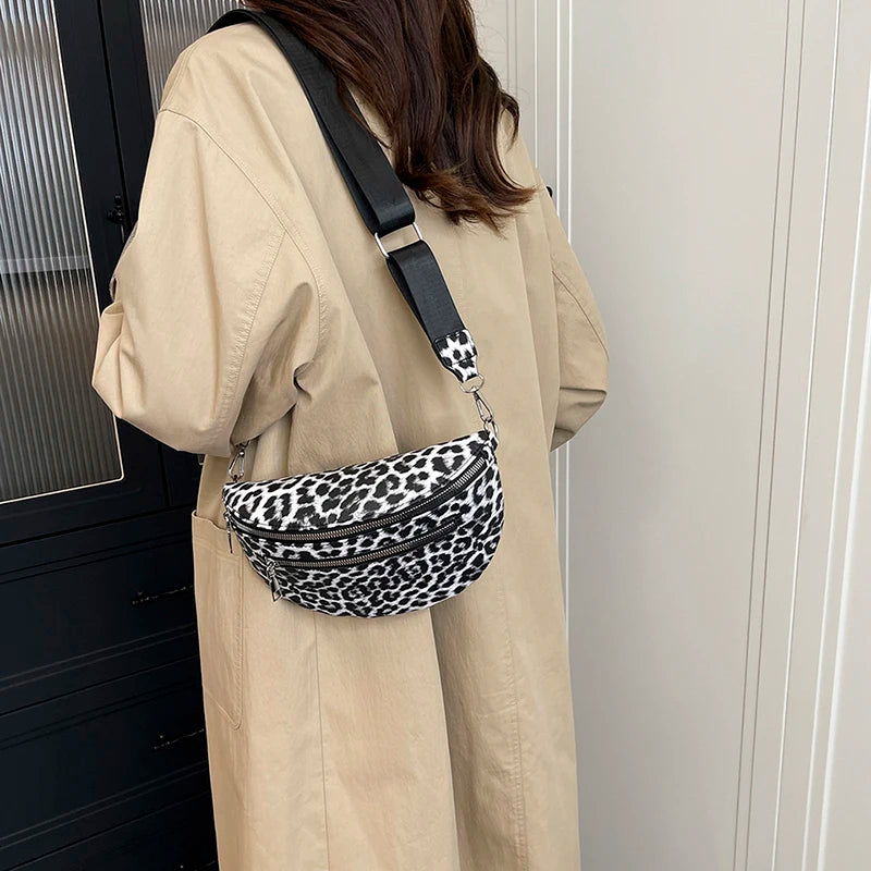 Woman Chest Pack Fashion Leopard Print