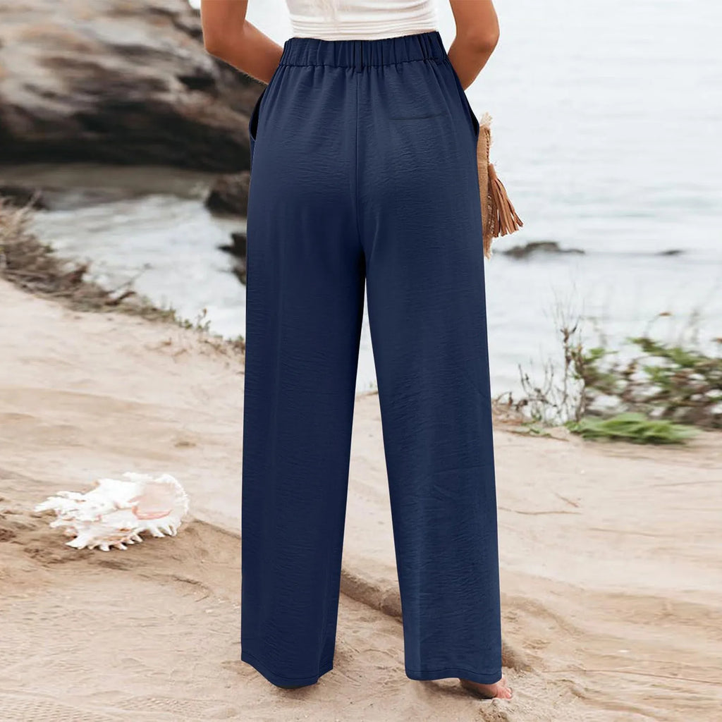 Women's Wide Leg Pants High Elastic