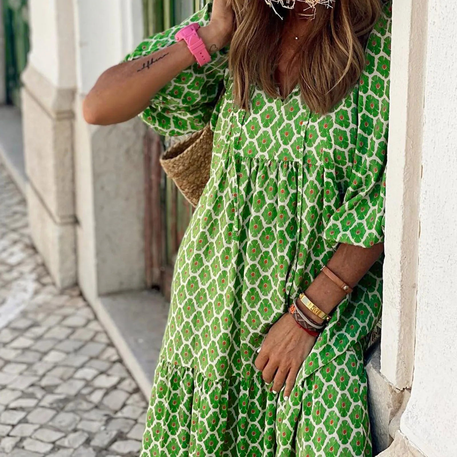 Vestido boemio y casual