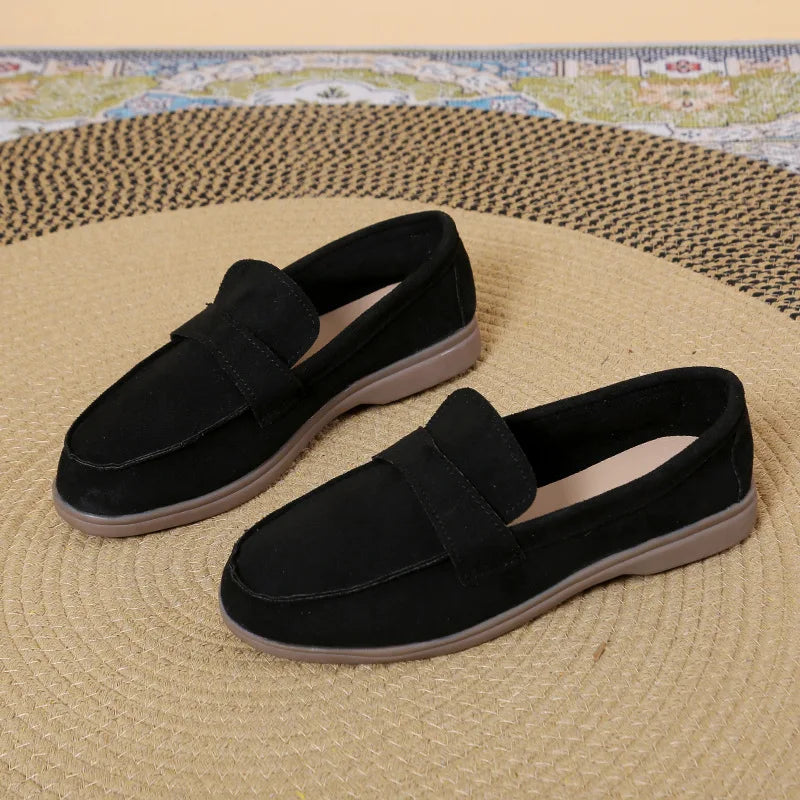 Zapatillas para mujer cómodas y elegantes  comfortable and versatile flat loafers Woman Casual Lightweight