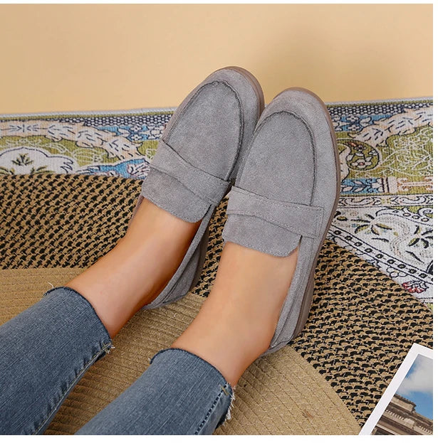 Zapatillas para mujer cómodas y elegantes  comfortable and versatile flat loafers Woman Casual Lightweight