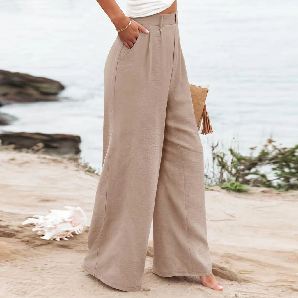 Women's Wide Leg Pants High Elastic