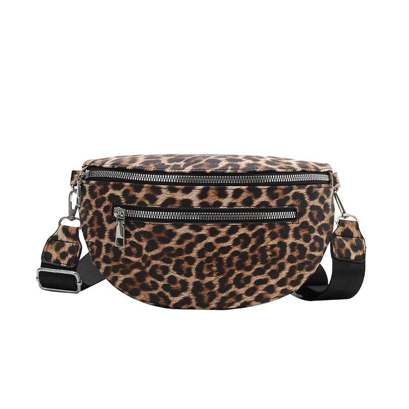 Woman Chest Pack Fashion Leopard Print