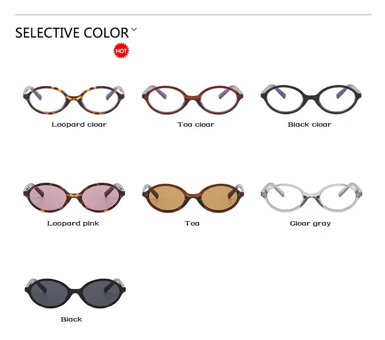 Vintage Oval glass 
Lentes vintage a la moda