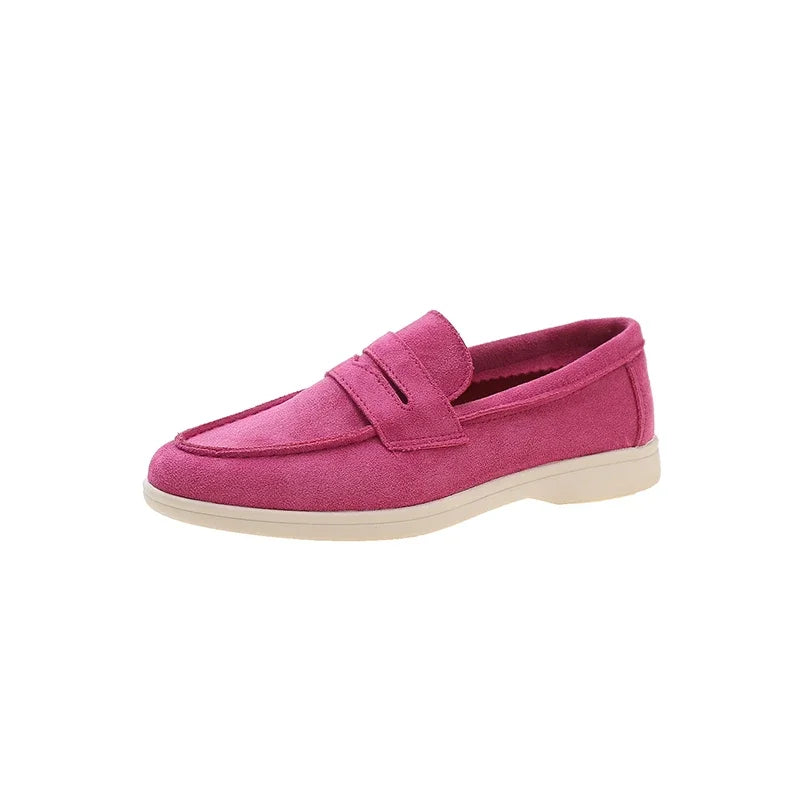 Zapatillas para mujer elegantes y cómodas Comfortable Low Top Shoes Solid Color High Quality Simple Flat Women's Shoes