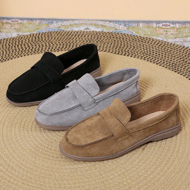 Zapatillas para mujer cómodas y elegantes  comfortable and versatile flat loafers Woman Casual Lightweight