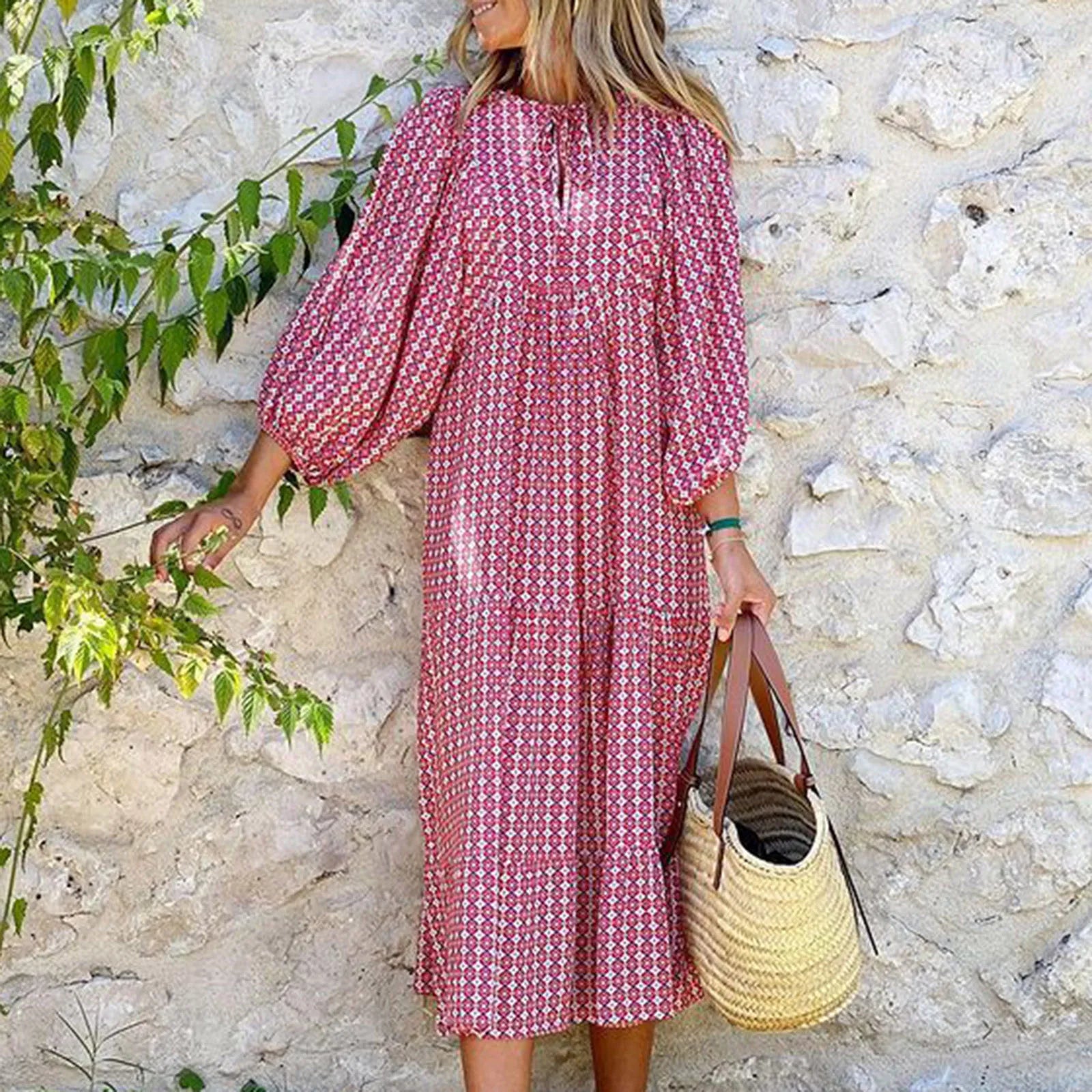 Vestido boemio y casual